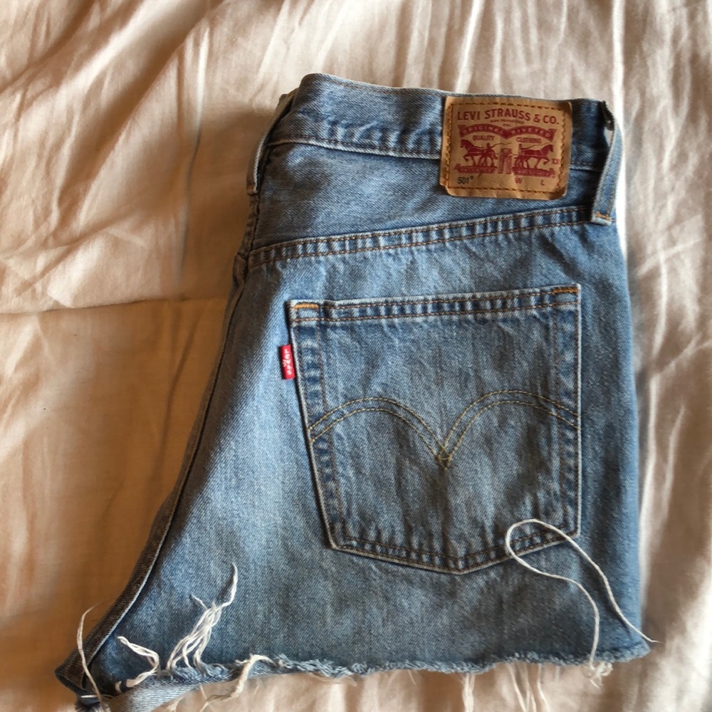 Levi 501 denim shorts